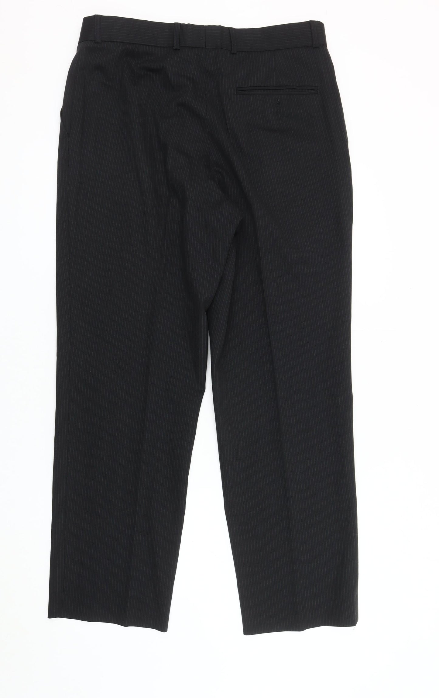 Burton Men's Black Dress Pants, 34W Short
