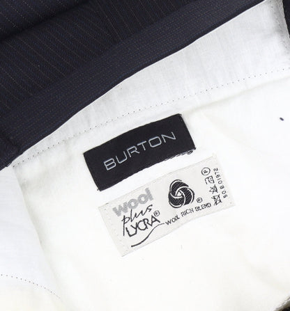 Burton Men's Black Dress Pants, 34W Short