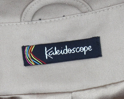 Kaleidoscope Women's Beige Blazer Size 12, Lined, One-Button