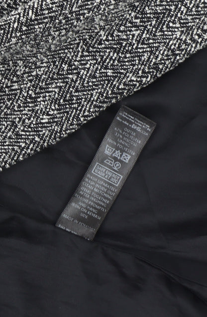 BHS Women's Grey Herringbone Bouclé Blazer Size 12