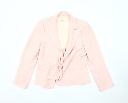 Zara Women Pink Blazer, Size 14, Classic Regular Fit