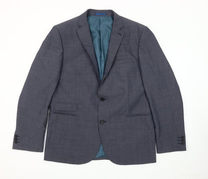 Mens UK Size 44 NEXT Regular Blue Suit Jacket