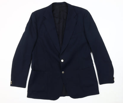 Mens UK Size 43 St Michael Regular Blue Suit Jacket
