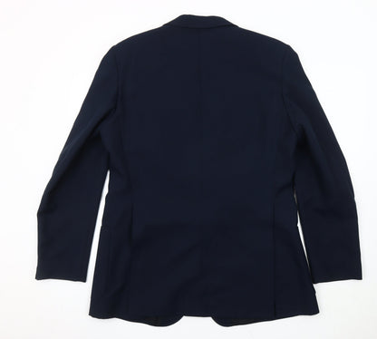 Mens UK Size 43 St Michael Regular Blue Suit Jacket