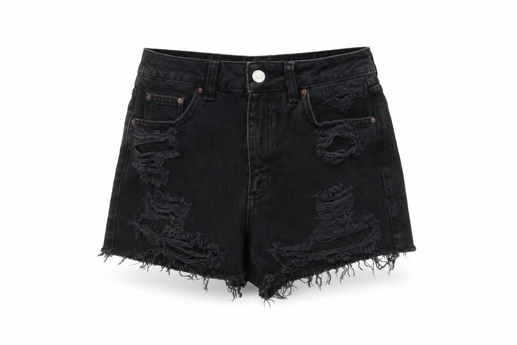 Womens UK Size 6 Topshop Relaxed Fit Mom Shorts