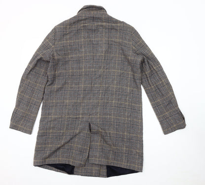 Womens UK Size 12 Zara Multicoloured Overcoat