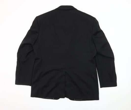 Mens UK Size 40 Burton Regular Black Suit Jacket