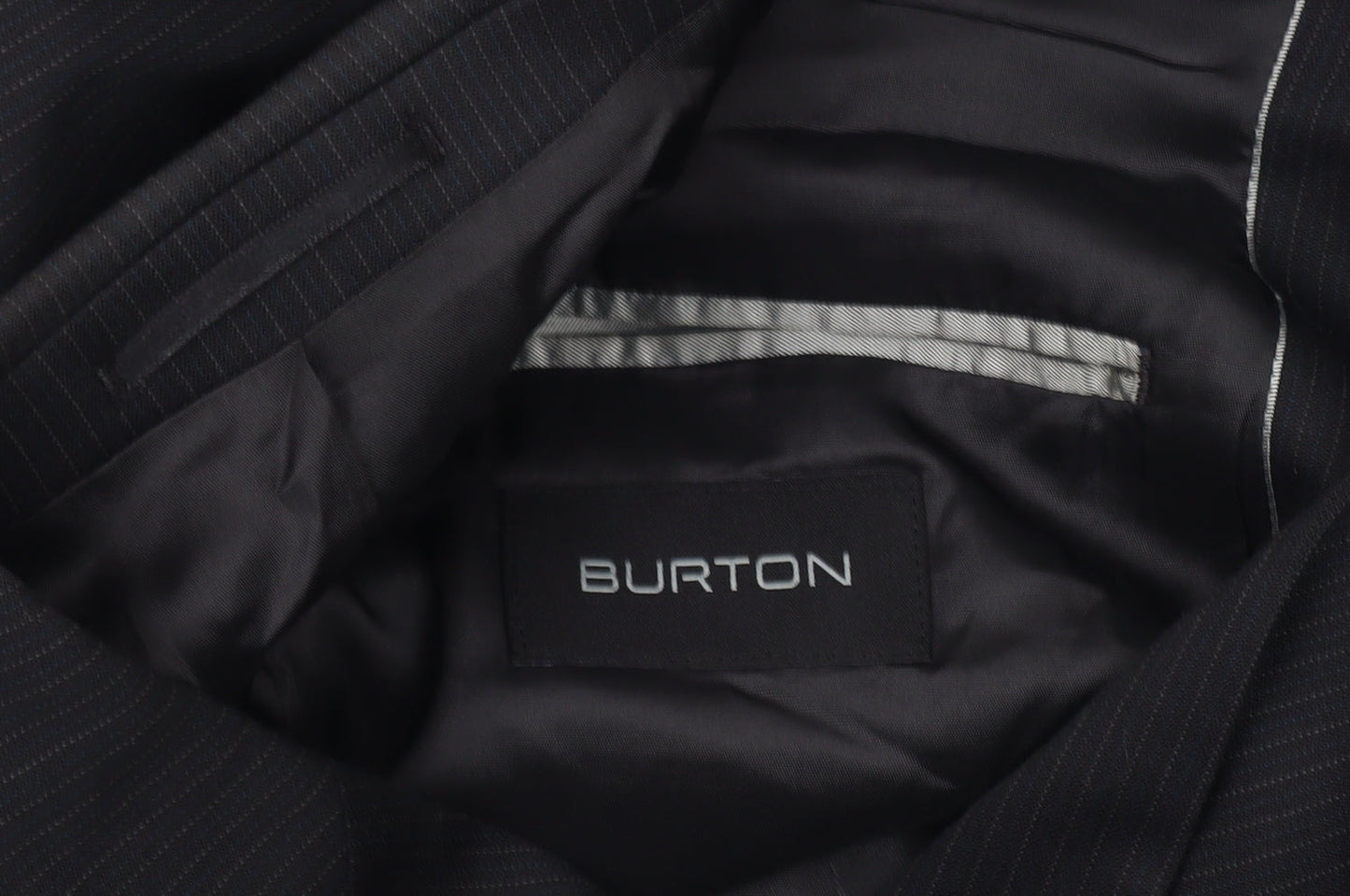 Mens UK Size 40 Burton Regular Black Suit Jacket