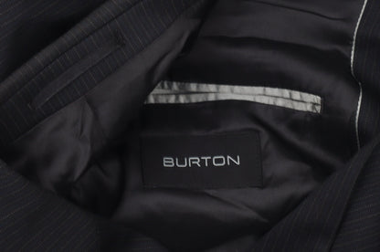 Mens UK Size 40 Burton Regular Black Suit Jacket
