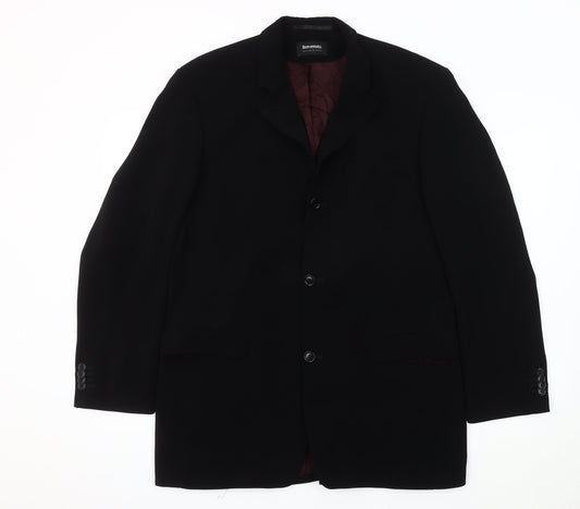 Mens UK Size 38 Benvenuto Regular Black Suit Jacket