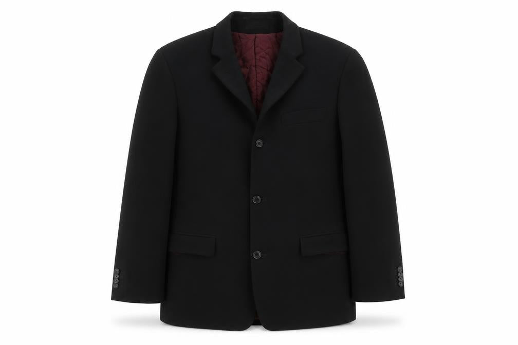 Mens UK Size 38 Benvenuto Regular Black Suit Jacket