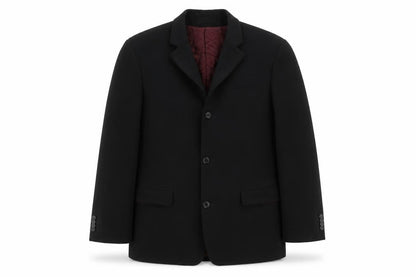 Mens UK Size 38 Benvenuto Regular Black Suit Jacket