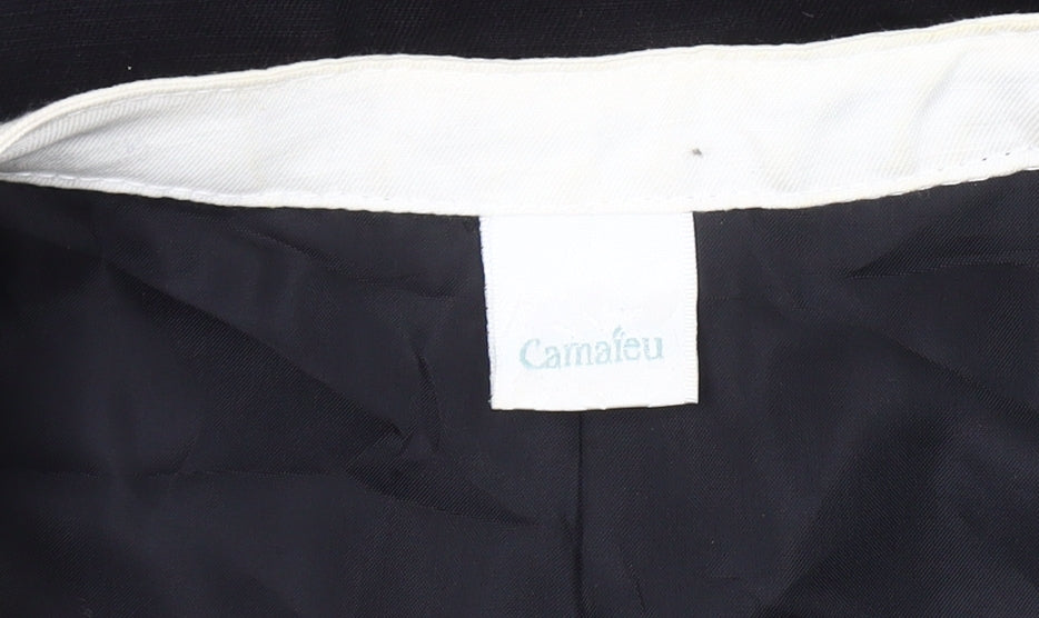 Camaieu Women's Black 3/4 Sleeve Blazer, Size 10