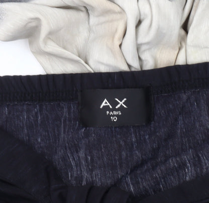 AX Paris Women's Strapless Long Black Dress Size 10