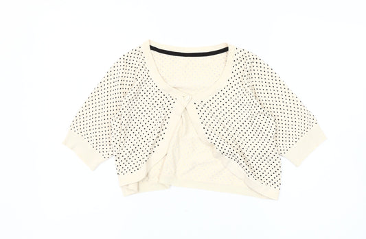 Womens UK Size 14 Marks and Spencer Ivory Cardigan Jumper