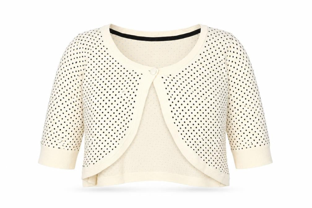Womens UK Size 14 Marks and Spencer Ivory Cardigan Jumper