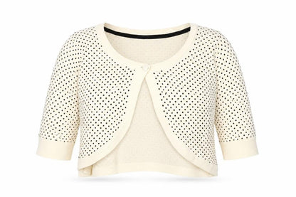 Womens UK Size 14 Marks and Spencer Ivory Cardigan Jumper