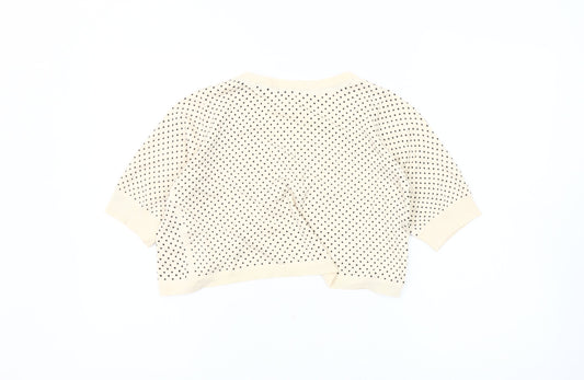 Womens UK Size 14 Marks and Spencer Ivory Cardigan Jumper