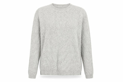 Womens UK Size M ISLE Grey Pullover Jumper