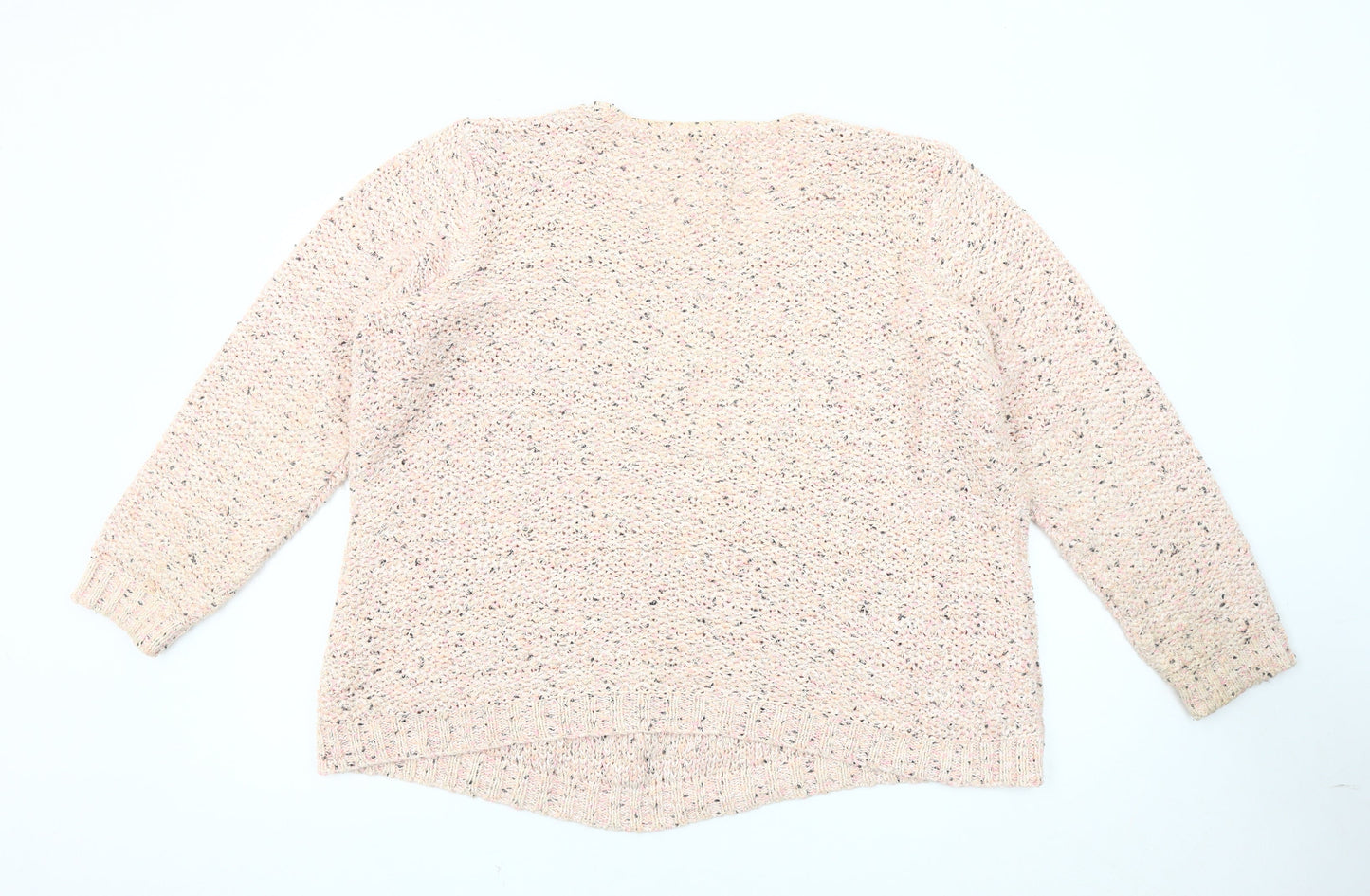 Mayfair Women's Multicoloured Chunky-Knit Pullover, Size 20