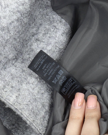 Womens UK Size 14 BHS Grey Basic Coat