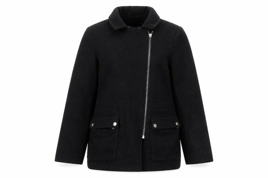 ASOS Women’s Black Mid-Length Wool Jacket - Size 10
