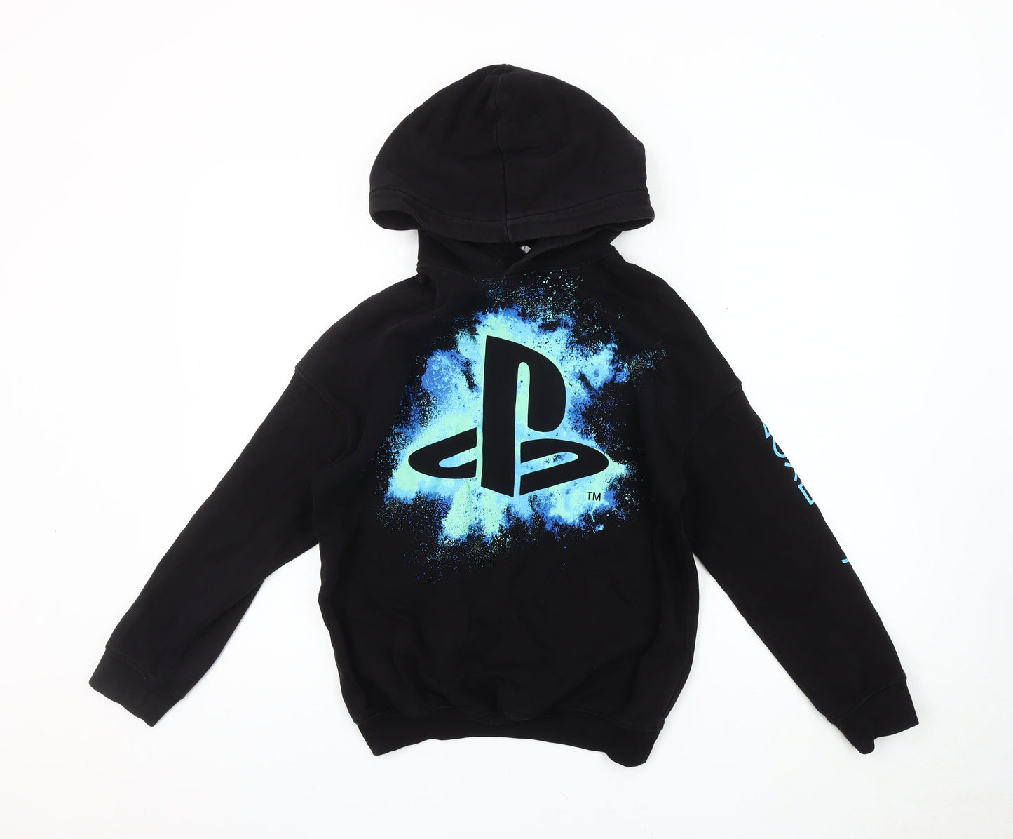 H&M Boys Black Gaming Hoodie 8-10 Years