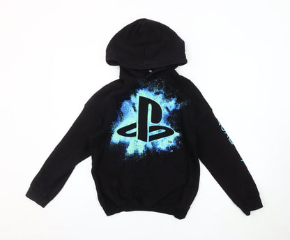 H&M Boys Black Gaming Hoodie 8-10 Years
