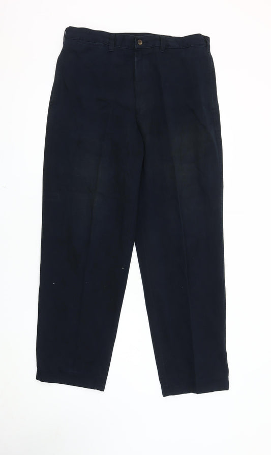 Mens UK Size 34 in BHS  Chino Blue Trousers