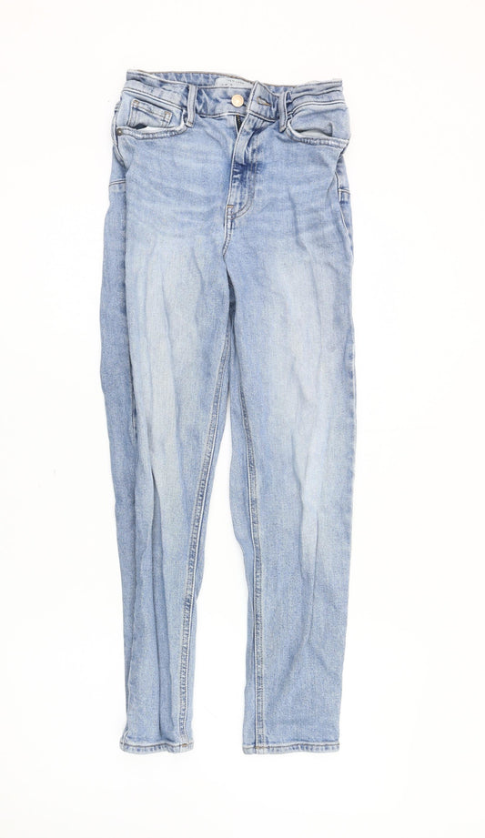 New Look Women's Blue Mom Jeans Size 6 Shaping Denim