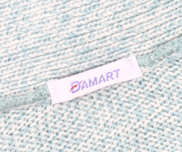 Damart Women's Green Cardigan, Size 10/12, Lightweight Knit