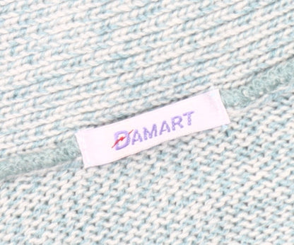 Damart Women's Green Cardigan, Size 10/12, Lightweight Knit