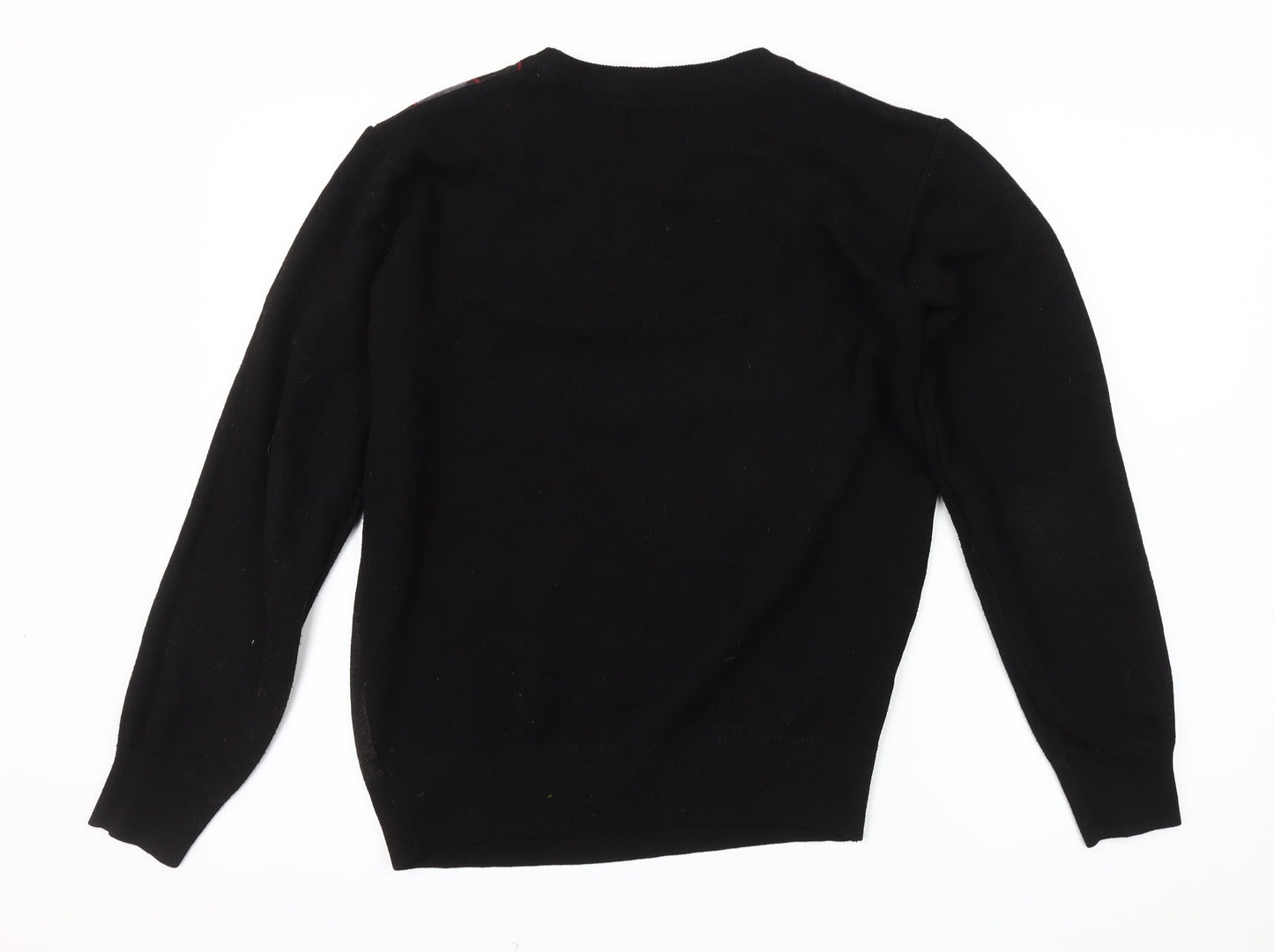 Ballantrae Men's Black Argyle S Pullover Jumper