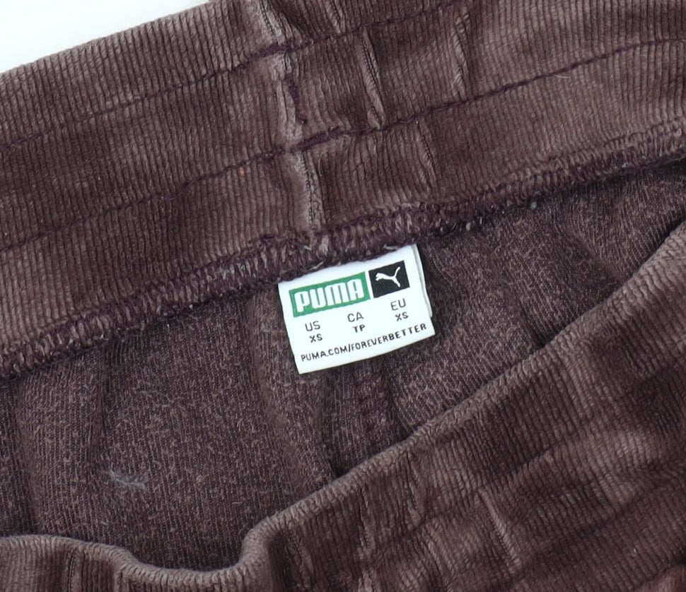 Puma Women's Brown Joggers XS Activewear Trousers