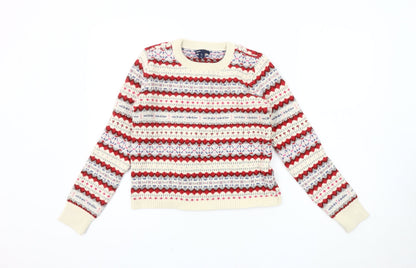 Gap Girls Multicoloured Fair Isle Pullover Jumper, Size 12