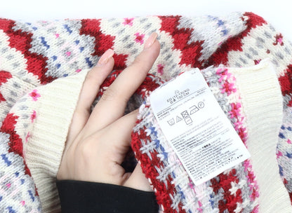 Gap Girls Multicoloured Fair Isle Pullover Jumper, Size 12