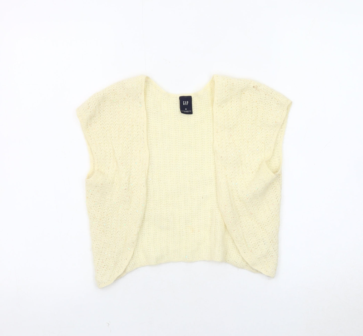 Gap Women’s Ivory Sequin Shrug M