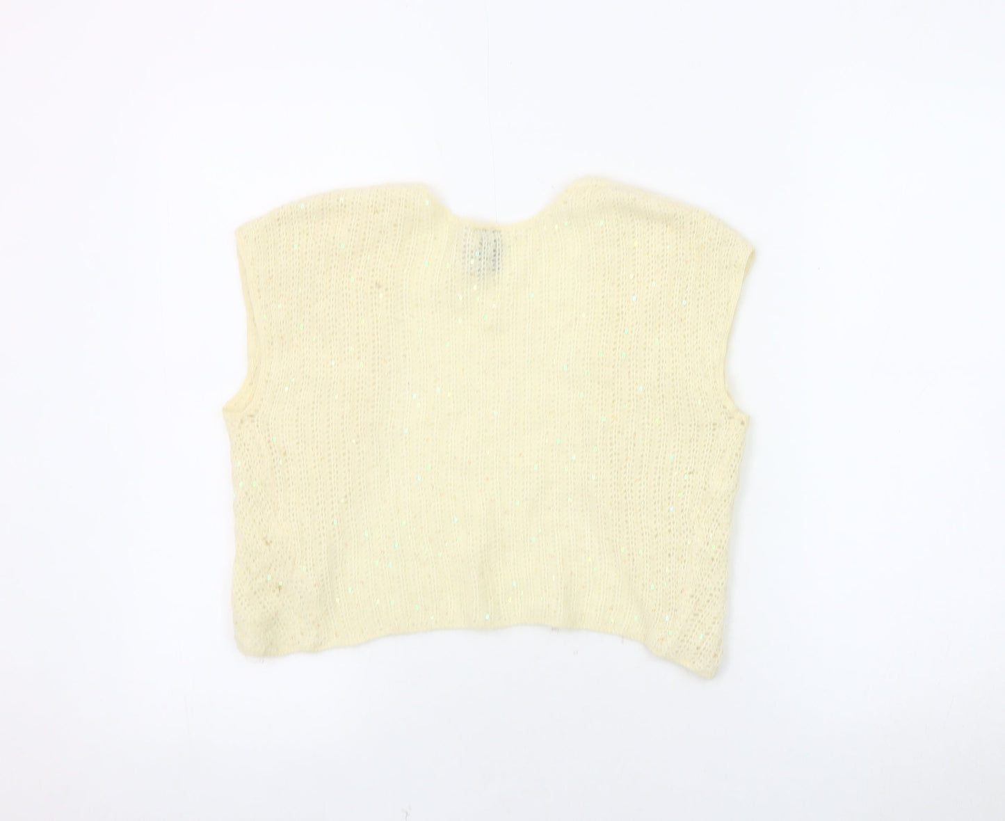 Gap Women’s Ivory Sequin Shrug M