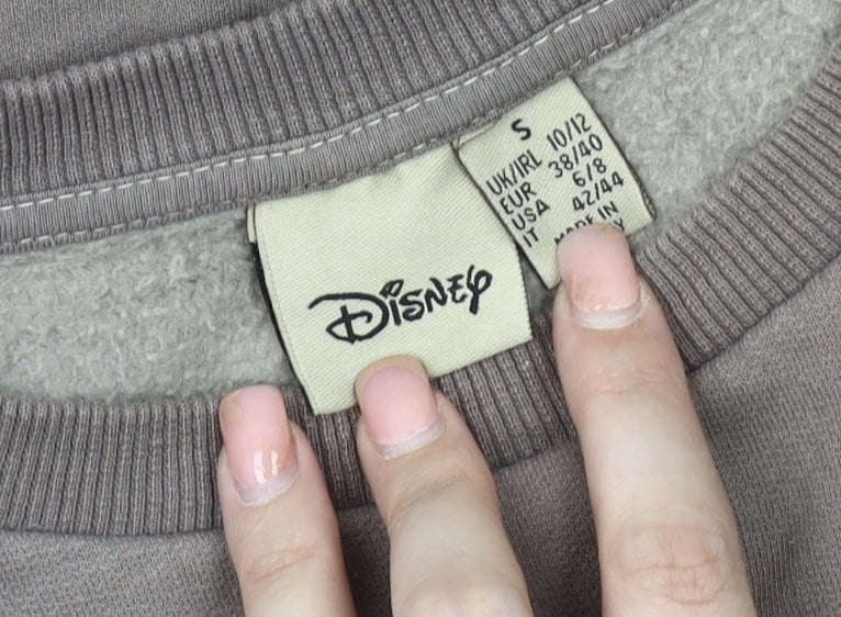 Unisex Adults UK Size 10 Disney Brown Pullover Sweatshirt