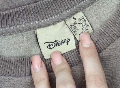 Unisex Adults UK Size 10 Disney Brown Pullover Sweatshirt
