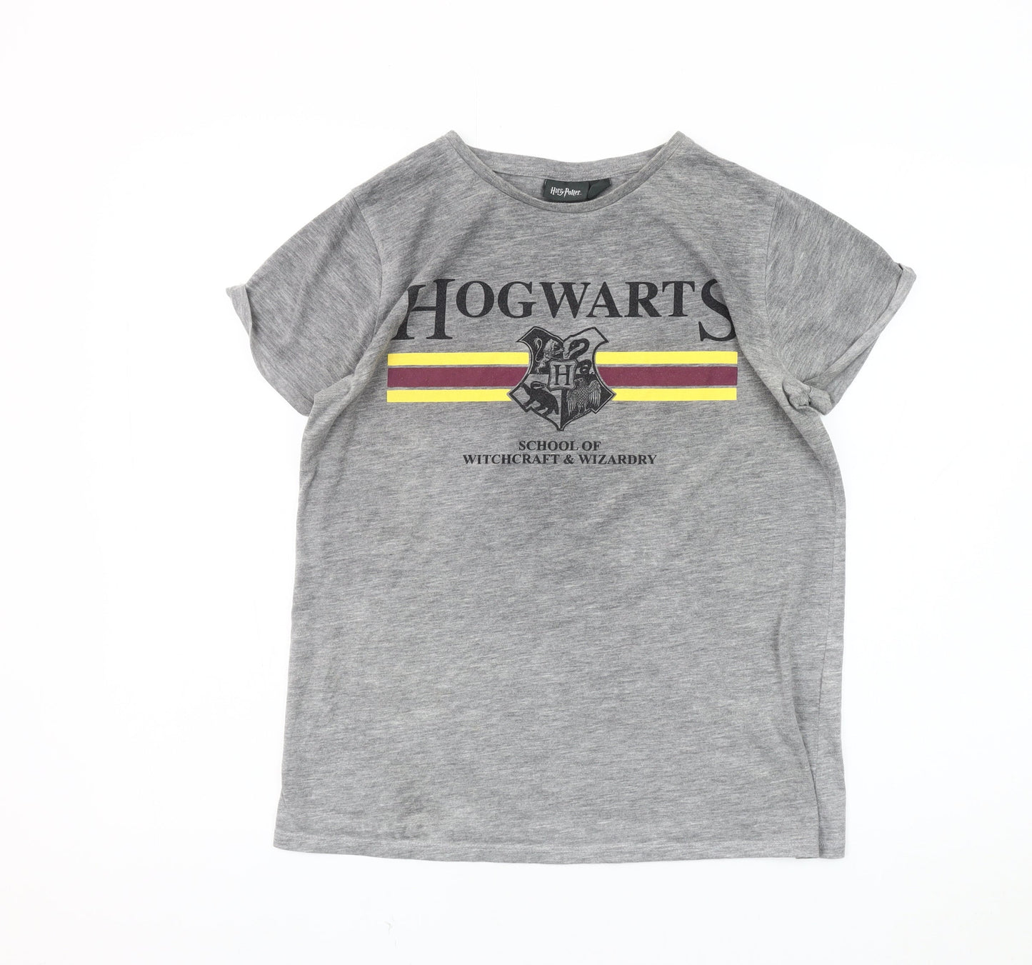 Womens UK Size 10 Harry Potter Grey  T-Shirt