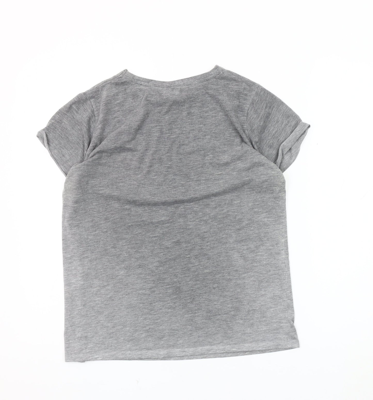 Womens UK Size 10 Harry Potter Grey  T-Shirt