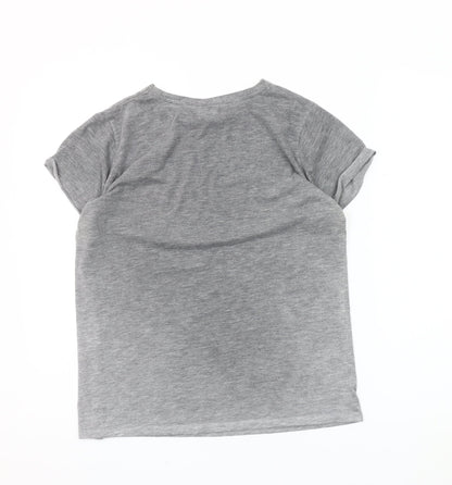 Womens UK Size 10 Harry Potter Grey  T-Shirt