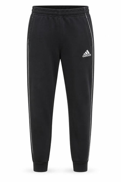 Front view of Adidas Men’s Black Joggers S Gym Training Trousers