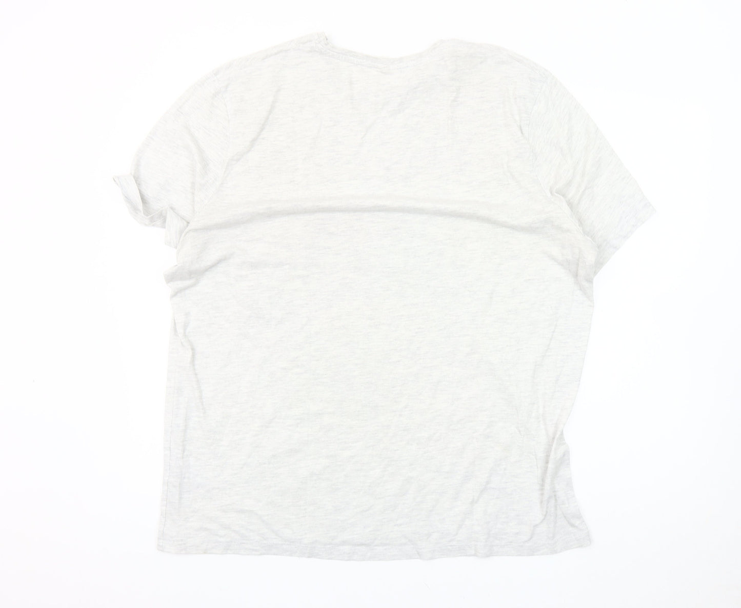 Peppa Pig Men's 2XL Grey T-Shirt Dad Graphic Crew Neck