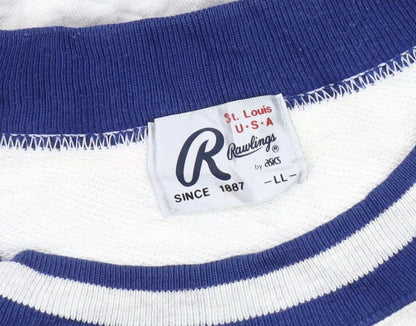 Rawlings Men's White Graphic Sweatshirt L