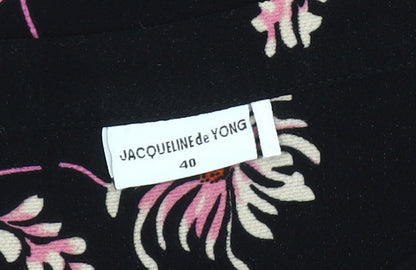 Womens UK Size 12 Jacqueline de Yong Black Basic Blouse