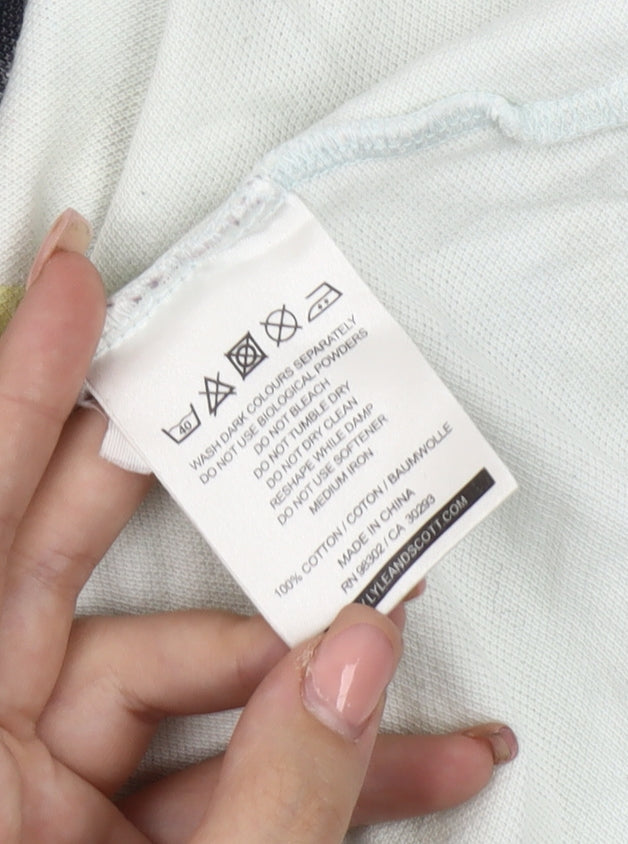 Lyle & Scott Men's Multicoloured 2XL Colourblock T-Shirt