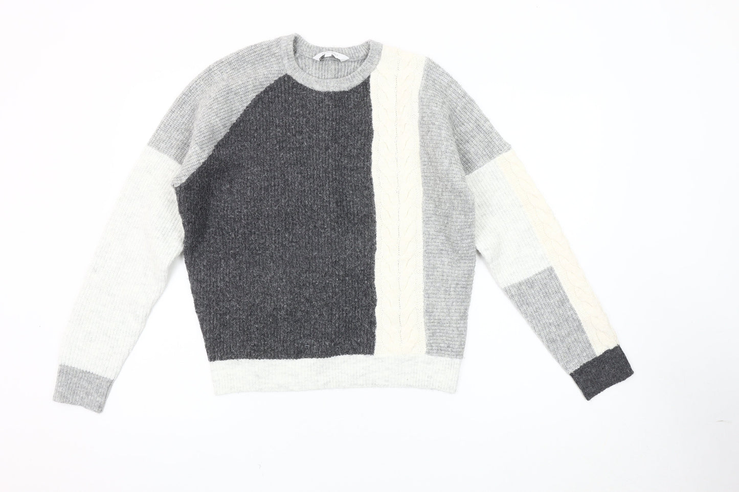 Womens UK Size 12 Principles Grey Pullover Jumper