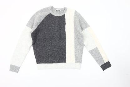 Womens UK Size 12 Principles Grey Pullover Jumper